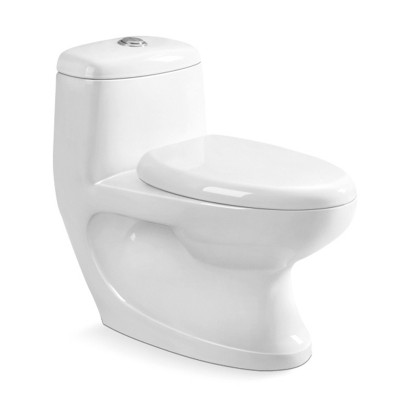 Porcelain Bathroom equipment Ceramic Sanitary Ware Washdown One Piece WC Toilet Seat MJ3108