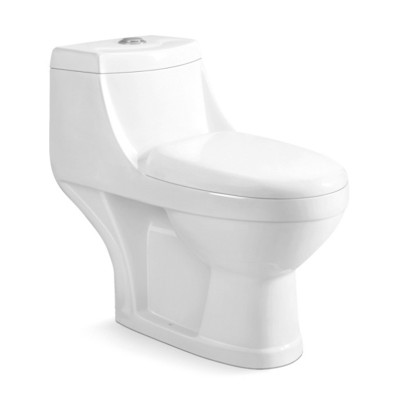 China manufacturers bathroom p-trap/s-trap siphonic one piece WC toilet with high quality MJ3041