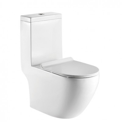 Factory Direct Sale Ceramic Washdown White One Piece Toilet MJ-1155