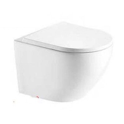 Modern Design Pure White Color Back To Wall Toilet Ceramic Manual Flushing One Piece Toilet MJ-W03