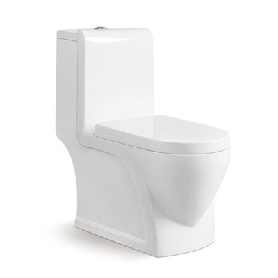 White Sanitary Ware Bathroom Sets Elegant Toilets Washdown One Piece Toilet Ceramic wc Toilet MJ3520