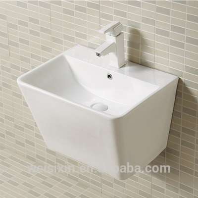 Bathroom wc ceramic wash art basin wall hung basin H04