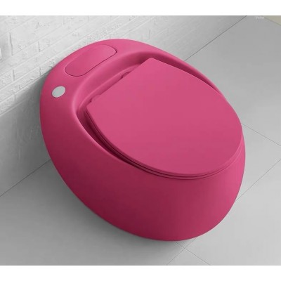 Chaozhou Ceramic Matt Egg Shape Toilet Seat